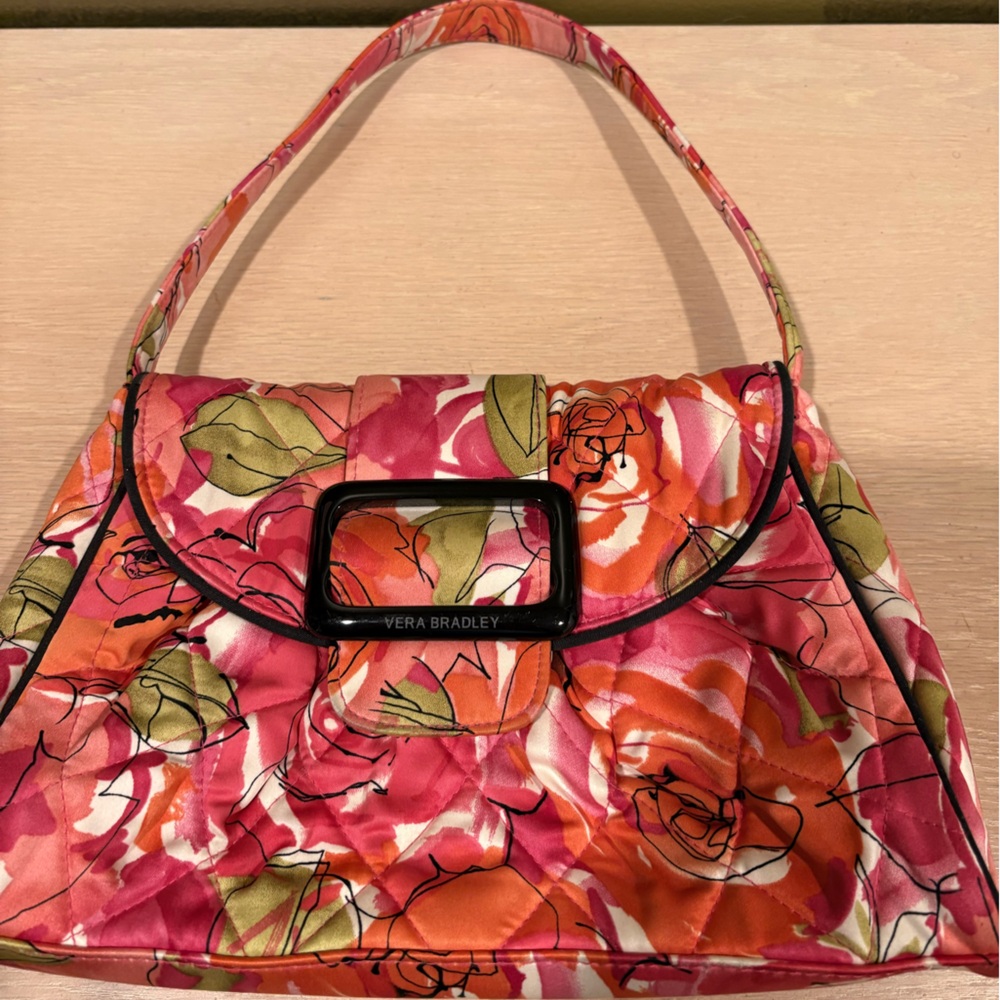 Rare Vera Bradley Eleanor bag in vintage rose pattern